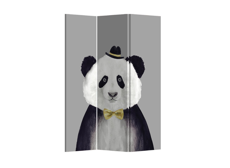 Biombo Infantil A120xA180cm 3 Paneles Panda