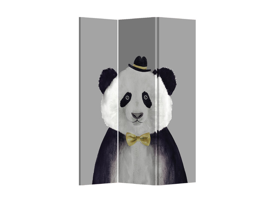Paravent Chinois Interieur L120xH180cm 3 Panneaux Panda