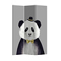 Biombo Infantil A120xA180cm 3 Paneles Panda