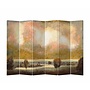 Paravento Separè Divisorio Interno L240xA180cm Paesaggio 6 Pannelli