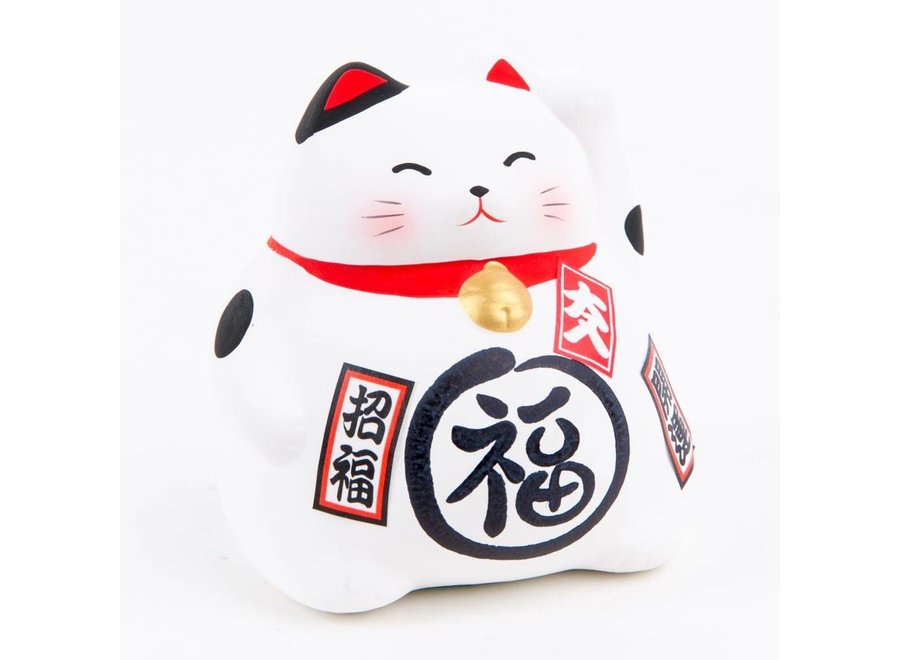 Fine Asianliving Lucky Cat Maneki Neko White - Better Fortune