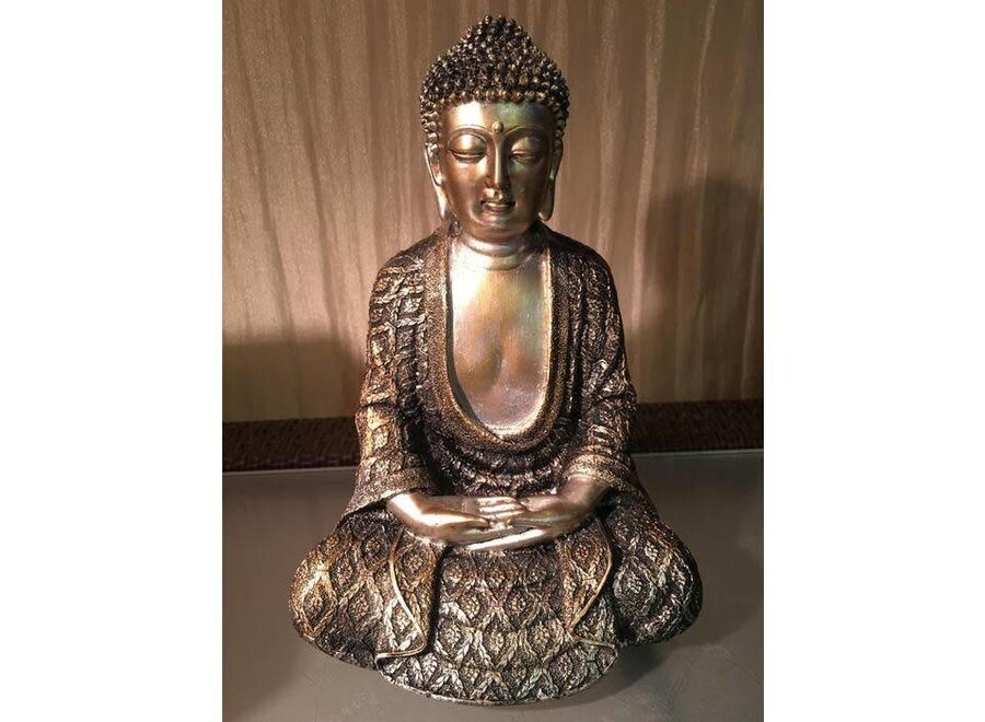 Buddha Statue Lotus Meditation W16xD9xH24.5cm
