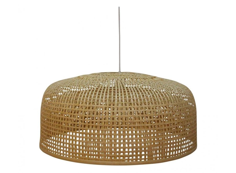 Bamboo Lampshade Pendant Light Handmade - Melbourne D65xH30cm