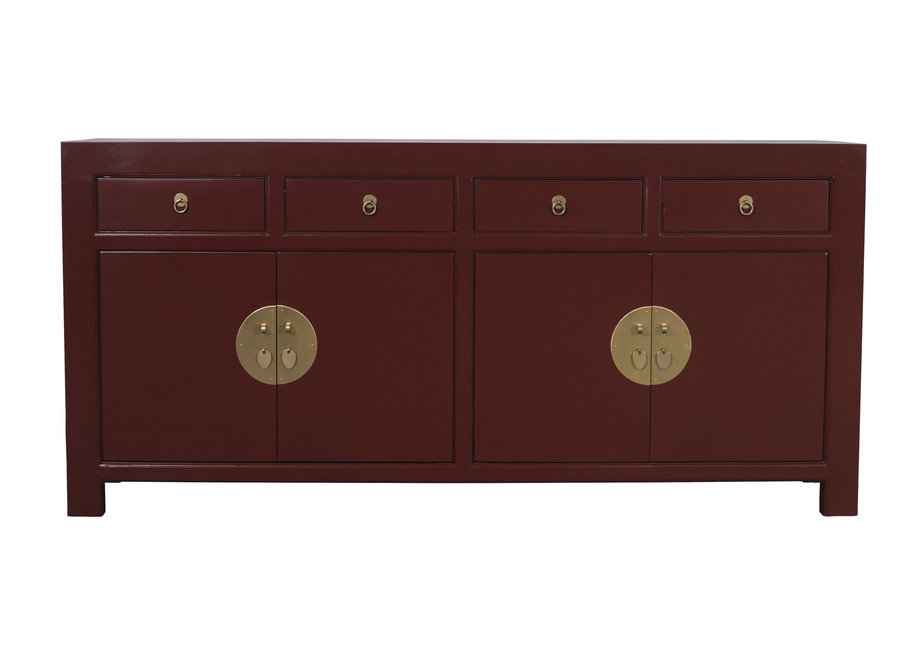 Chinesischer Sideboard Scarlet Rot B180xT40xH85cm