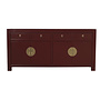 Chinesischer Sideboard Scarlet Rot B180xT40xH85cm
