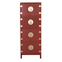 Chinese Cabinet Ruby Red W67xD45xH180cm - Orientique Collection