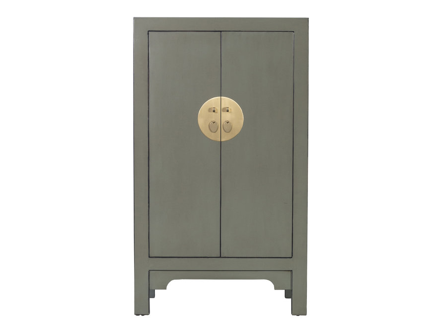 Chinese Cabinet Olive Grey - Orientique Collection W70xD40xH120cm