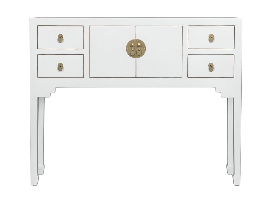Chinese Console Table Snow White - Orientique Collection W100xD26xH80cm