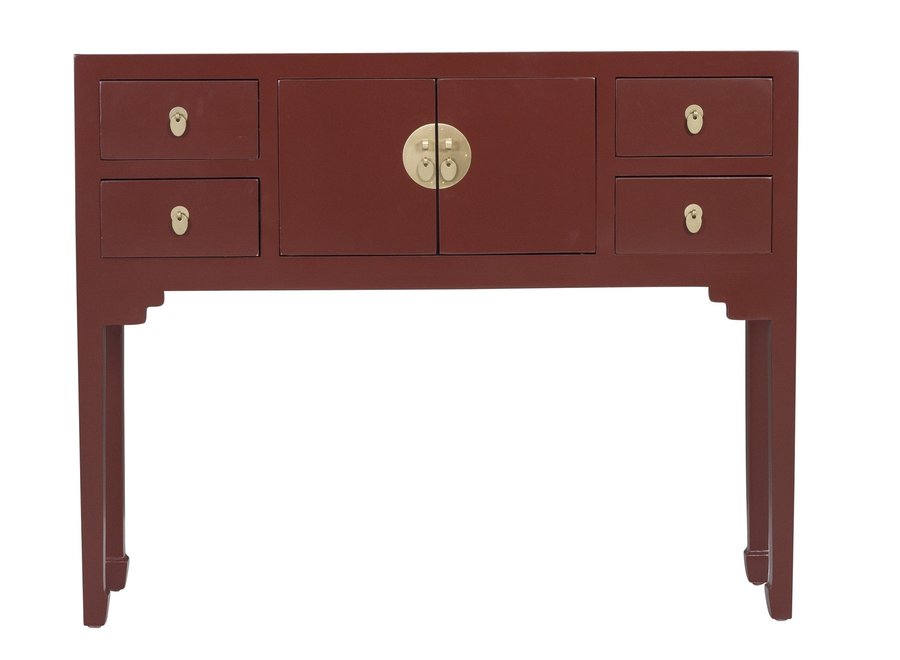 Chinese Sidetable Scarlet Rouge - Orientique Collection L100xW26xH80cm