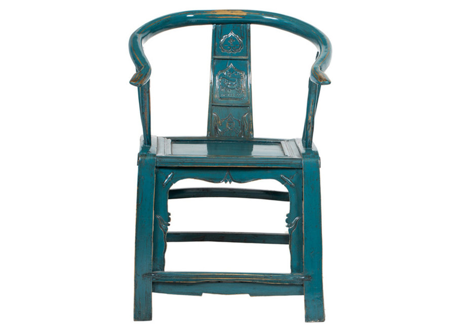 Silla China Tradicional Azul An69xP69xAl95cm