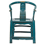 Sedia Cinese Classica Blu L69xP69xA95cm