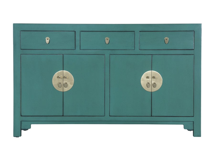 Chinese Sideboard Pine Green - Orientique Collection W140xD35xH85cm