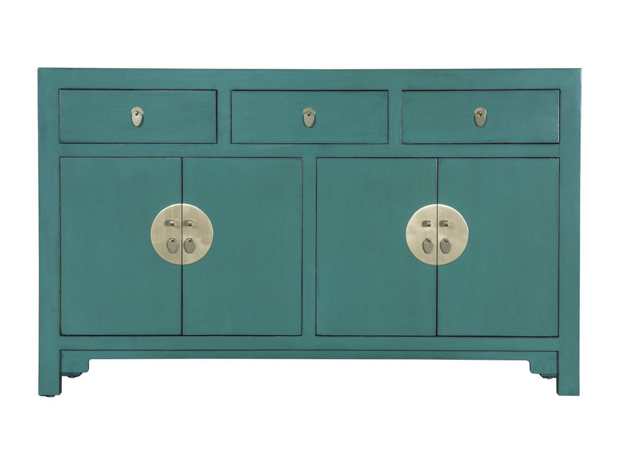 Chinesisches Sideboard Kieferngrün - Orientique Kollektion B140xT35xH85cm