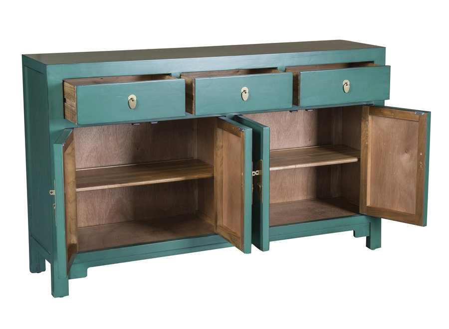 Chinese Sideboard Pine Green - Orientique Collection W140xD35xH85cm