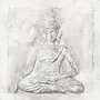 Ölgemälde 100% Handgemalt 3D 30x30cm Buddha