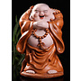 Buda China de Porcelana Pintada a Mano An16xP14xAl27cm