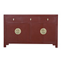 Credenza Cinese Scarlet Rosso - Orientique Collezione L40xP35xA85cm