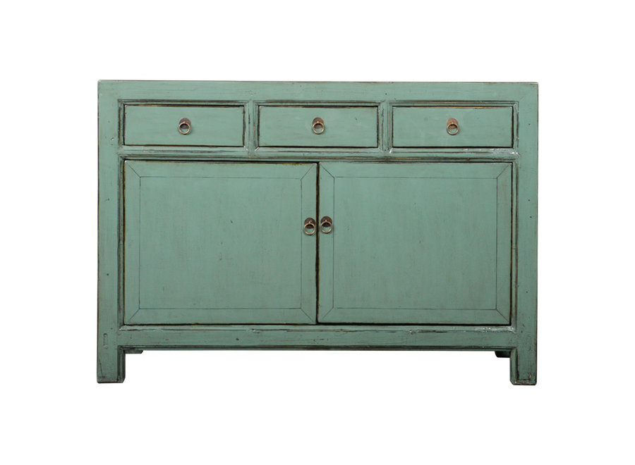 Aparador Chino Antiguo Menta Alto Brillo A128xP40xAlt91cm