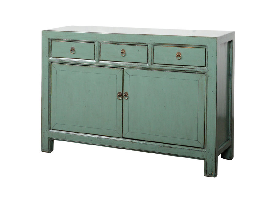 Credenza Cinese Antica Menta Lucida L128xP40xA91cm