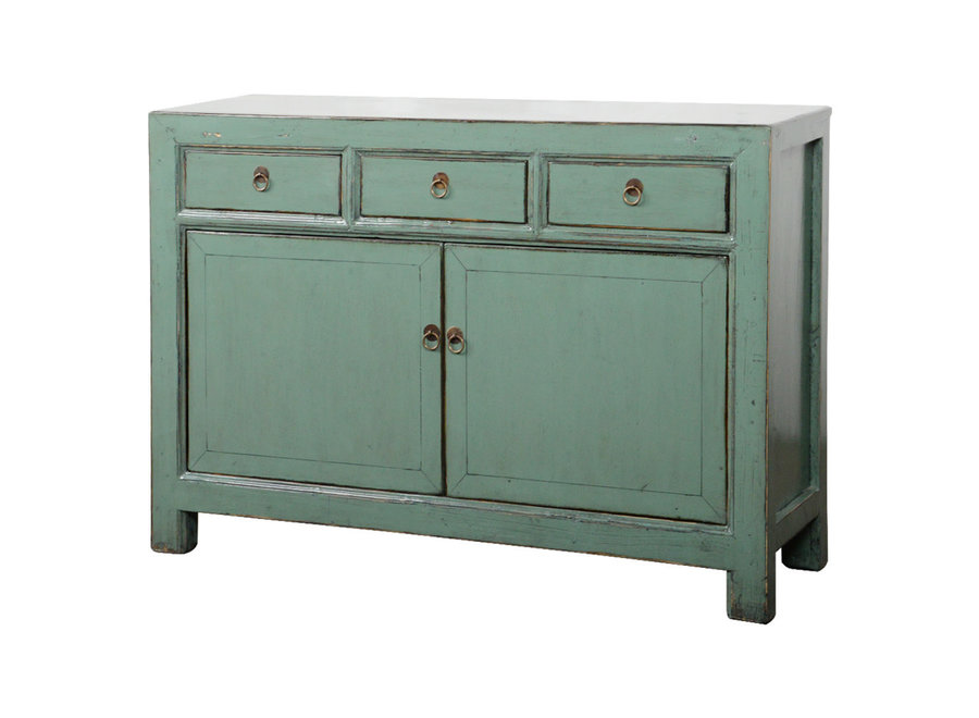 Credenza Cinese Antica Menta Lucida L128xP40xA91cm