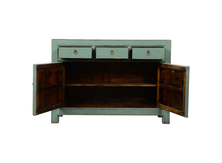 Antikes Chinesisches Sideboard Mint Hochglanz B128xT40xH91cm