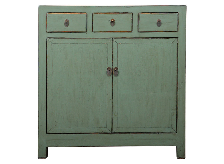 Aparador Chino Antiguo Menta Alto Brillo A102xP40xAlt107cm