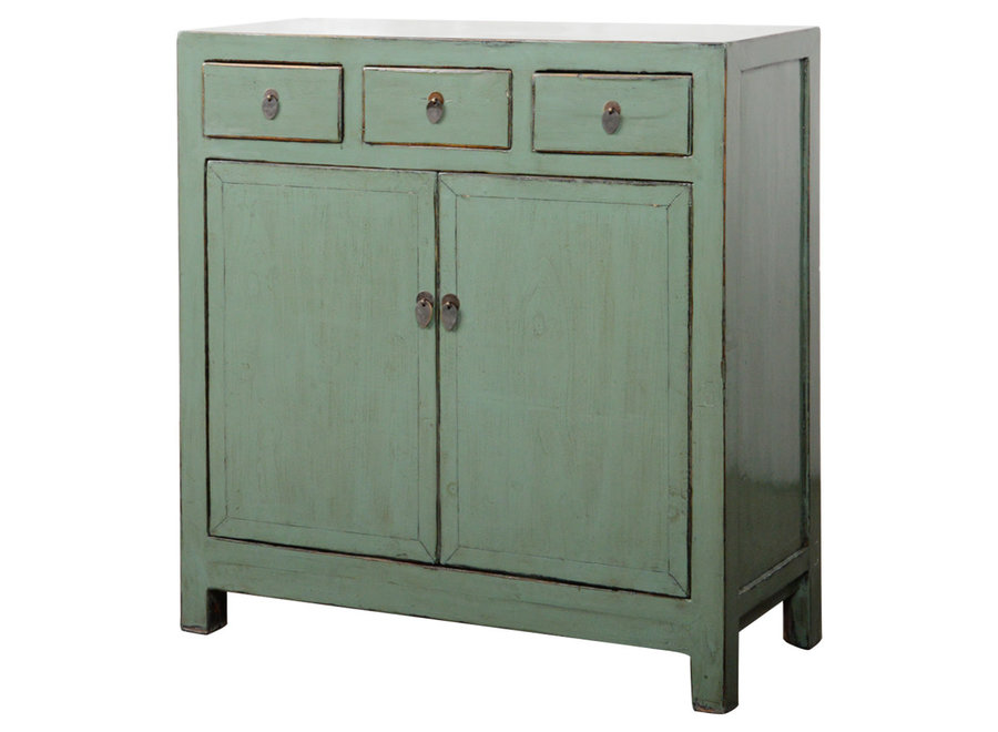 Aparador Chino Antiguo Menta Alto Brillo A102xP40xAlt107cm