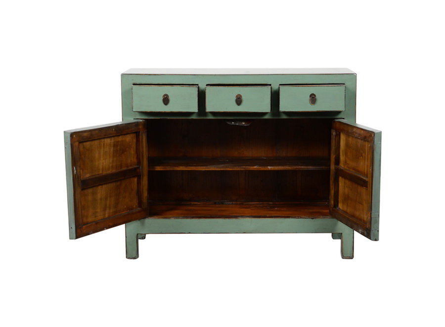 Credenza Cinese Antica Menta Lucida L107xP40xA105cm