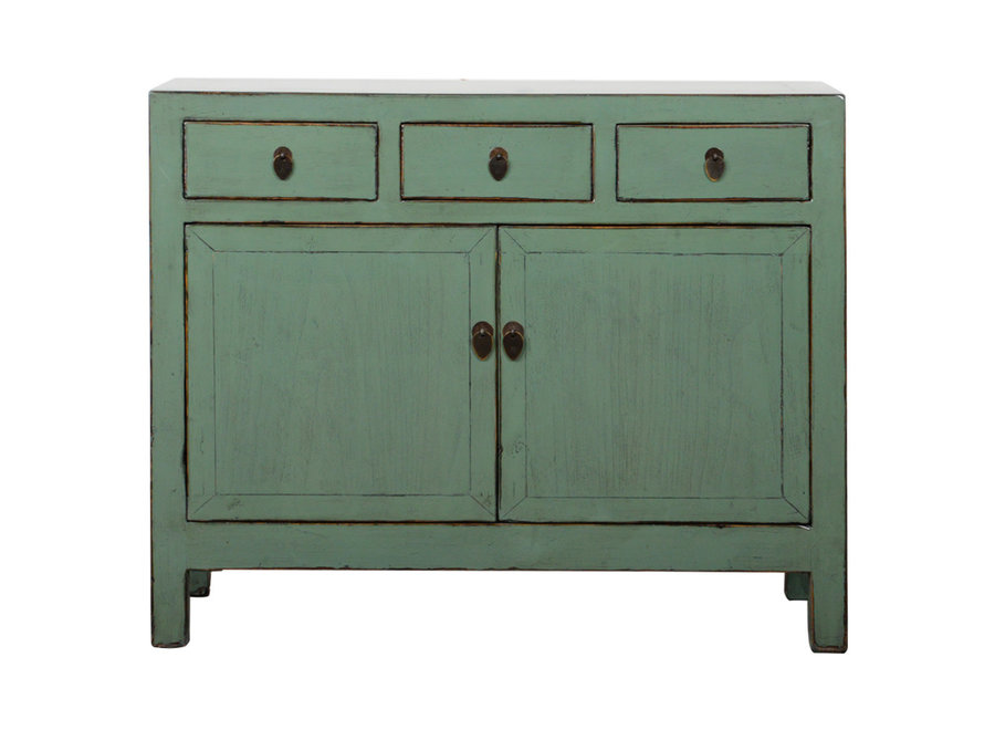 Aparador Chino Antiguo Menta Alto Brillo A107xP40xAlt105cm