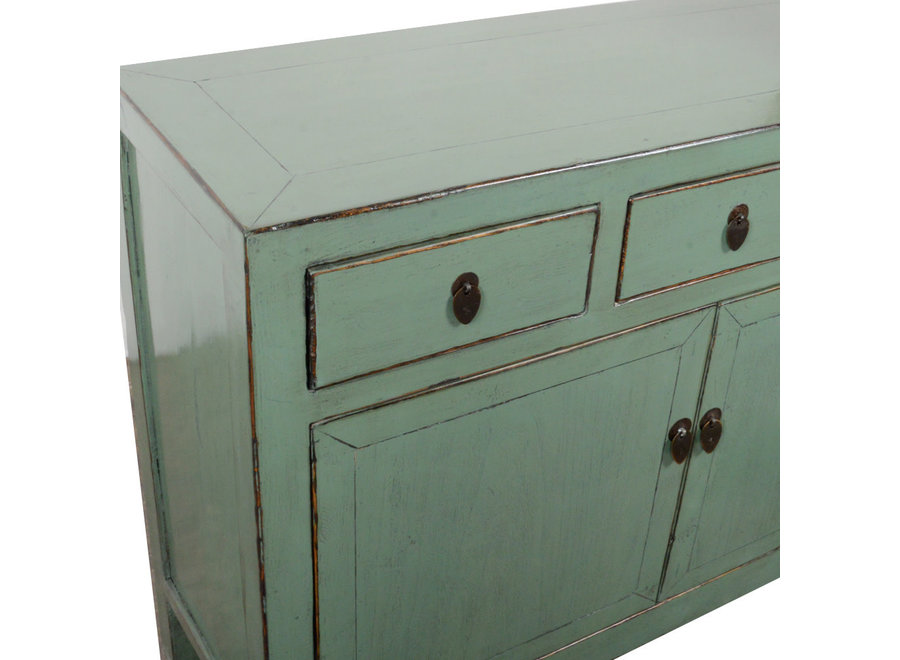 Aparador Chino Antiguo Menta Alto Brillo A107xP40xAlt105cm