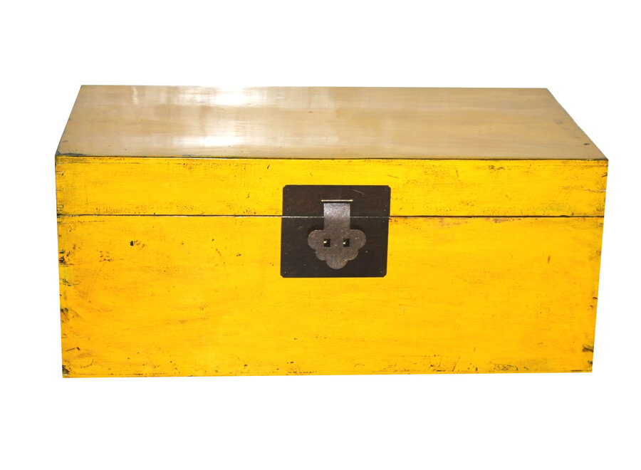 Antique Chinois Chest Yellow High Gloss W91xD60xH47cm