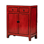Armario Chino Antiguo Rojo Alto Brillo An76xP40xAl97cm