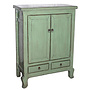 Armoire Chinois Ancienne Menthe Haute Brillance L85xP43xH115cm