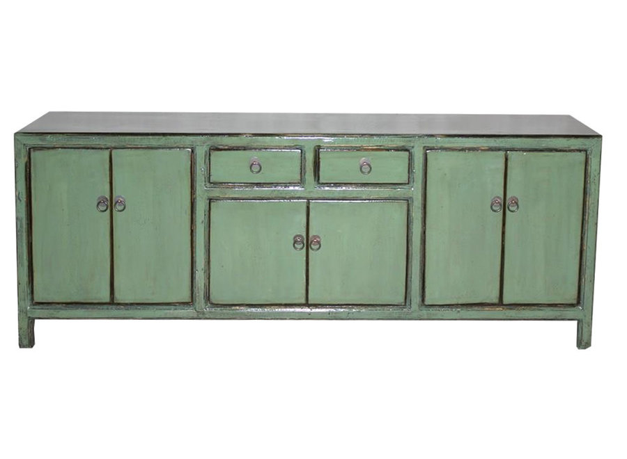 Mueble TV Oriental Menta Alto Brillo An152xP39xAl59cm