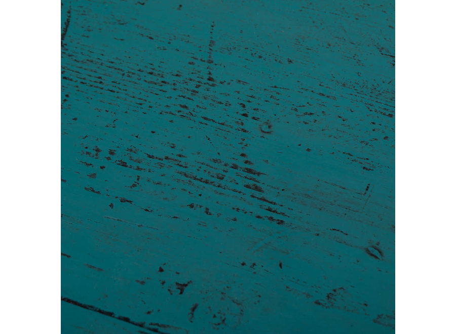 Antikes Chinesisches Sideboard Blau Grün Hochglanz B157xT39xH91cm