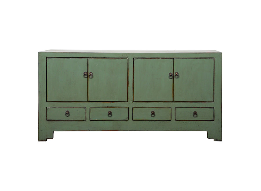 Mueble TV Oriental Antiguo Menta Alto Brillo An138xP40xAl61cm