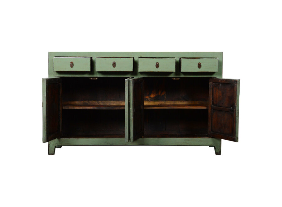 Aparador Chino Antiguo Menta Alto Brillo A157xP40xAlt90cm