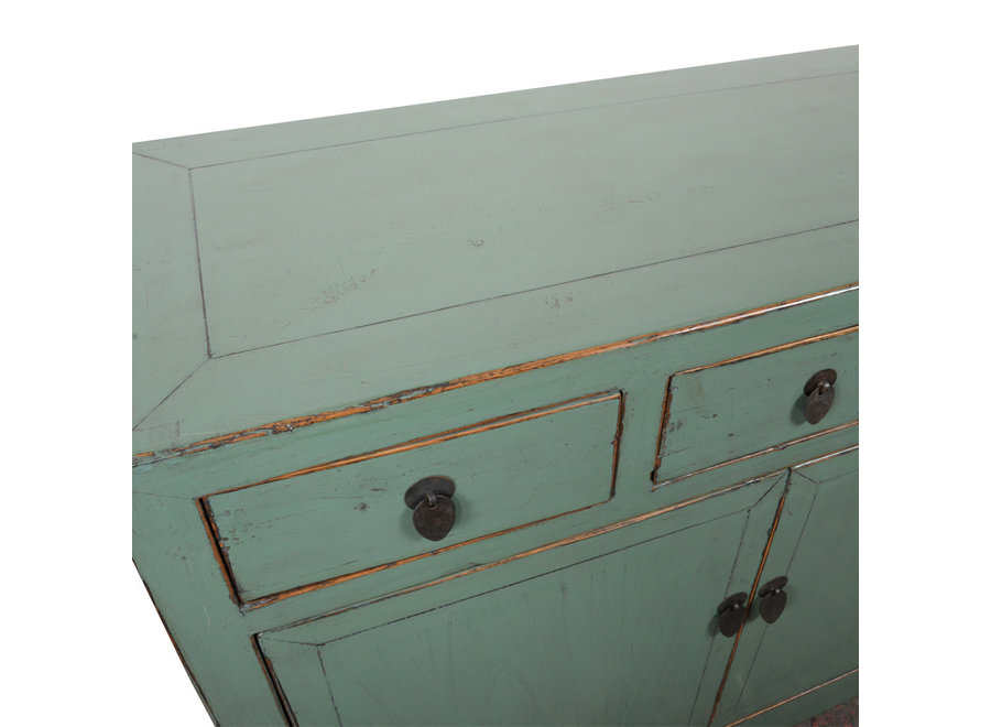 Credenza Cinese Antica Menta Lucida L101xP40xA96cm