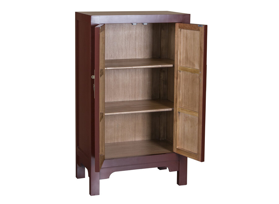 Armario Chino Scarlet Rojo - Orientique Colección An70xP40xAl120cm