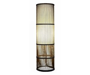 Bamboo Floor Lamp Black D28xH100cm Levi - Fine Asianliving