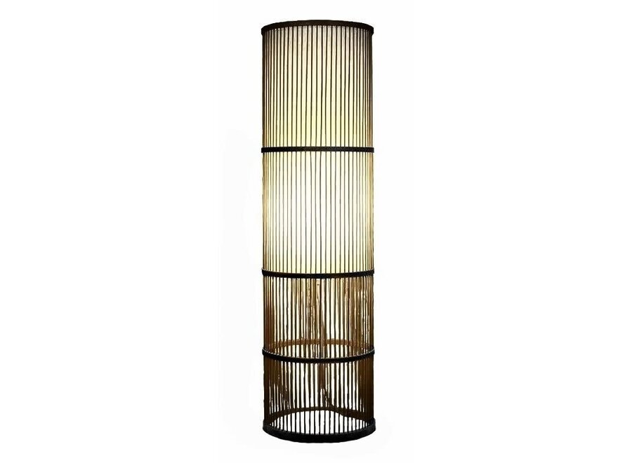 Lampadaire Bambou Noir - Levi D28xH100cm