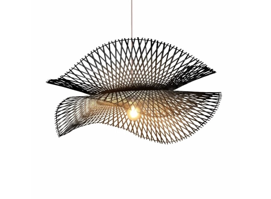 Bamboo Pendant Light Lampshade Handmade - Keith D55xH32cm