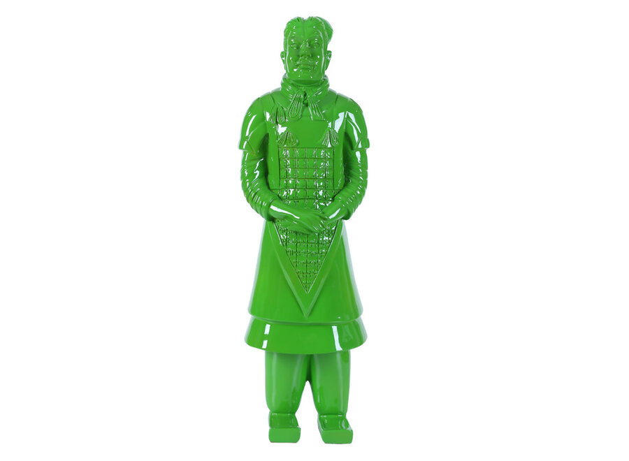 Terracotta Warrior Statue General Green W17xD15xH48cm