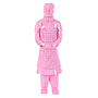 Terracotta Warrior Statue General Pink W17xD15xH48cm