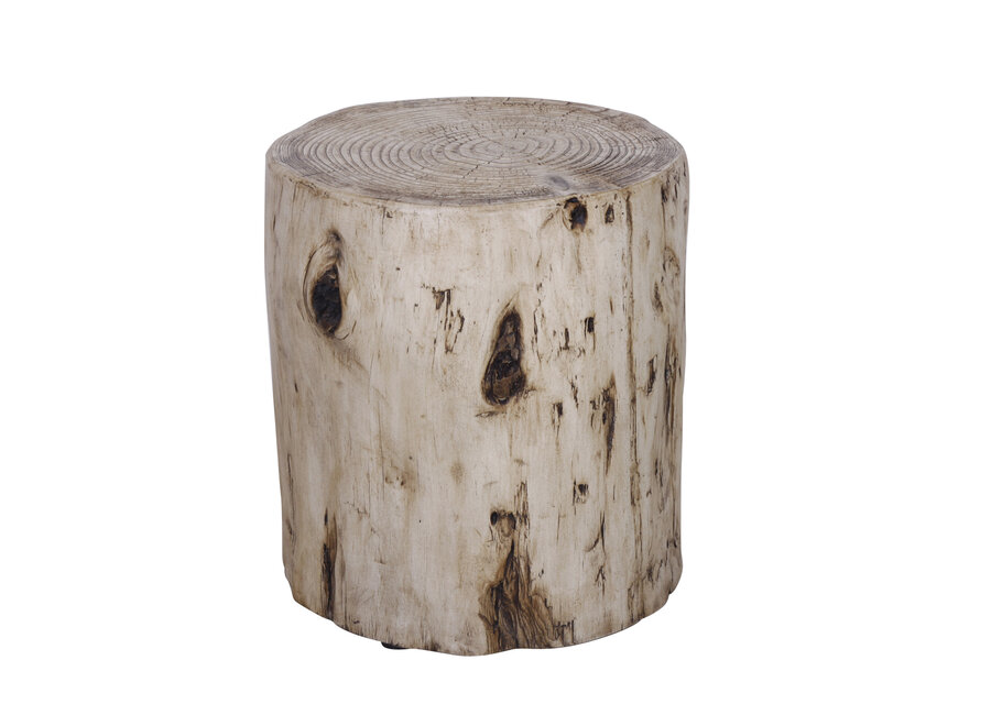 Mesa Auxiliar de Hormigón Madera Sintética - Calix D35xH44cm