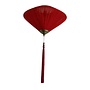 Chinese Lamp Lucky Red Silk D50xH30cm