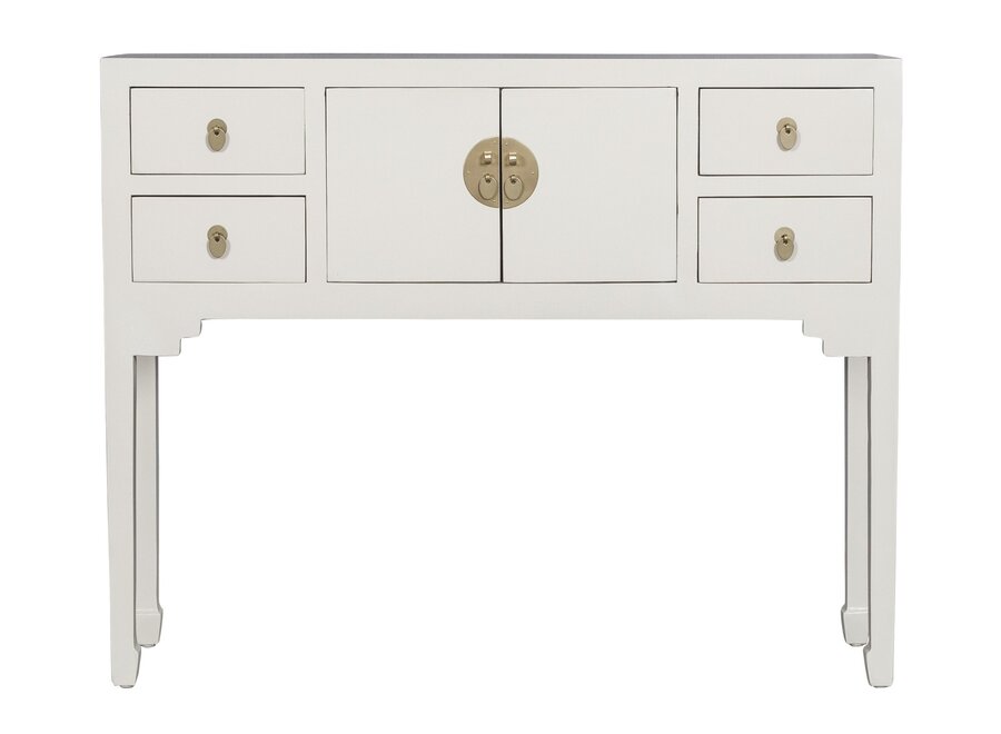 Chinesischer Konsolentisch Moonshine Greige - Orientique Kollektion B100xT26xH80cm