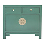 Armoire Chinoise Vert Sapin - Orientique Collection L90xP40xH80cm