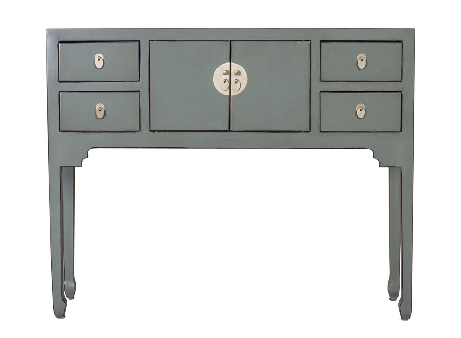 Consolle Cinese Grigio Oliva - Orientique Collezione L100xP26xA80cm