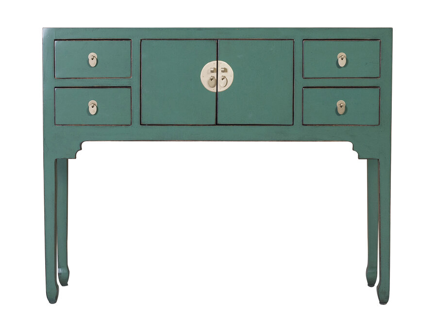 Consolle Cinese Verde Pino - Orientique Collezione L100xP26xA80cm